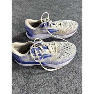 Brooks Ghost 16 Women’s Running Shoes Size 8 White/Blue Cushioned Neutral